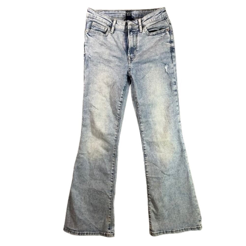 Gap light-wash 70s flare jeans denim womens 12